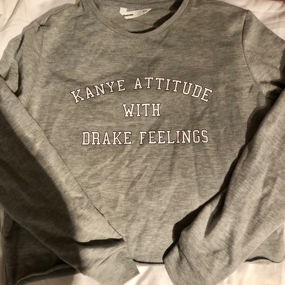 Crop top grey sweater - Picture 2 of 4